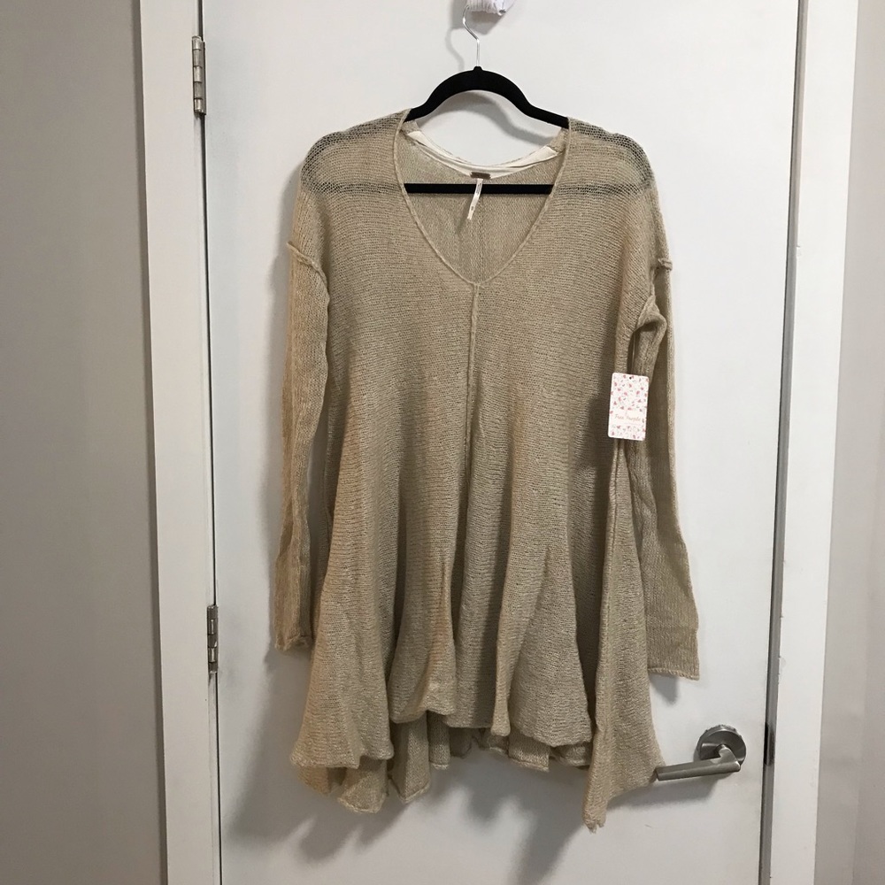 NWT Free People Sheer Sweater and/or Dress - Picture 3 of 6